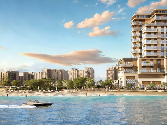 Gem Residences Maryam Island apartments with waterfront and beach views