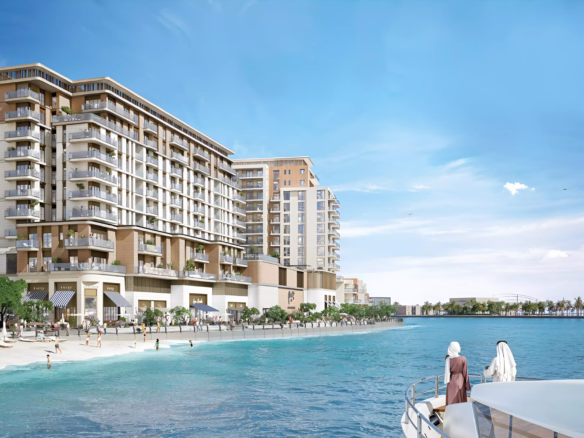 Gem Residences Maryam Island apartments with waterfront and beach views
