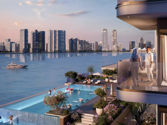 Gem Residences Maryam Island apartments with waterfront and beach views