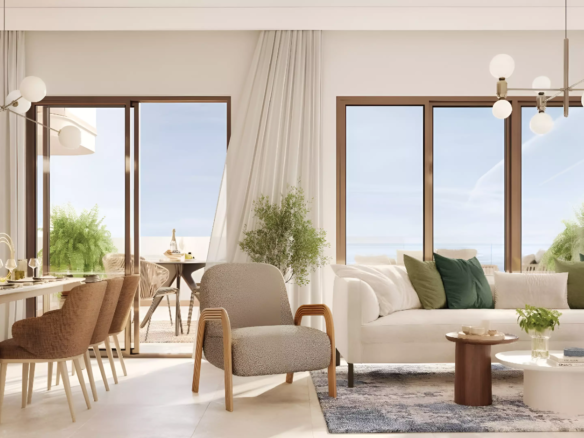 Gem Residences Maryam Island apartments with waterfront and beach views