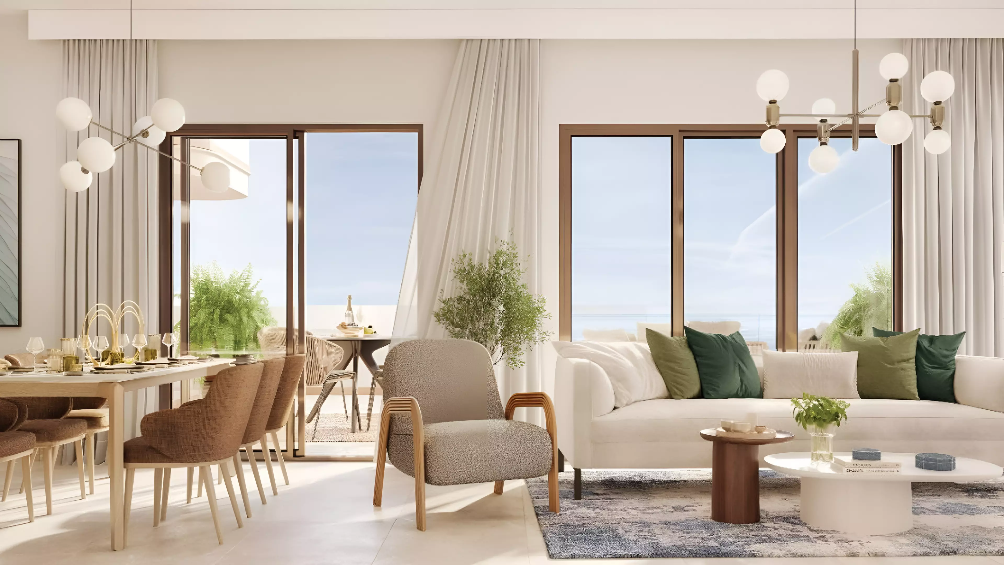 Gem Residences Maryam Island apartments with waterfront and beach views