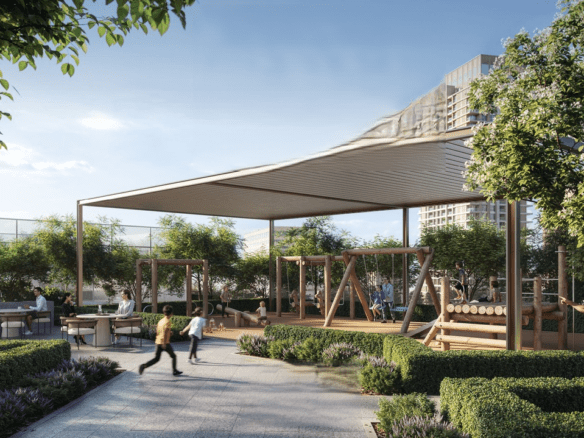 Albero DCH waterfront residences in Dubai Creek Harbour with modern design and Ras Al Khor views