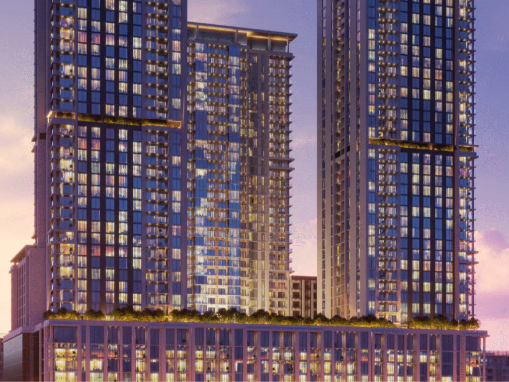 Crest Grande apartment for sale in Sobha Hartland with lagoon view and premium interiors