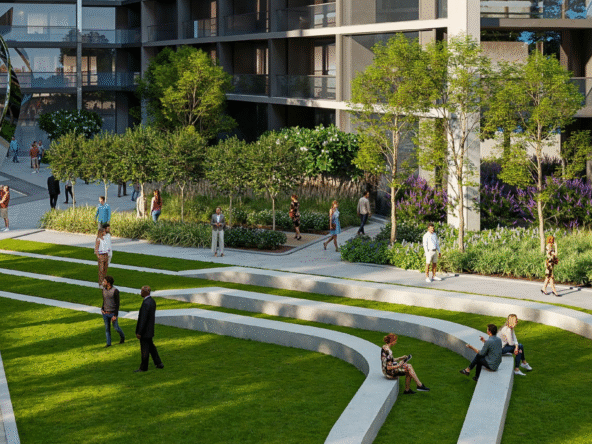 Sobha Central by Sobha Realty – waterfront apartments in Sobha Hartland II with skyline views and lagoon access
