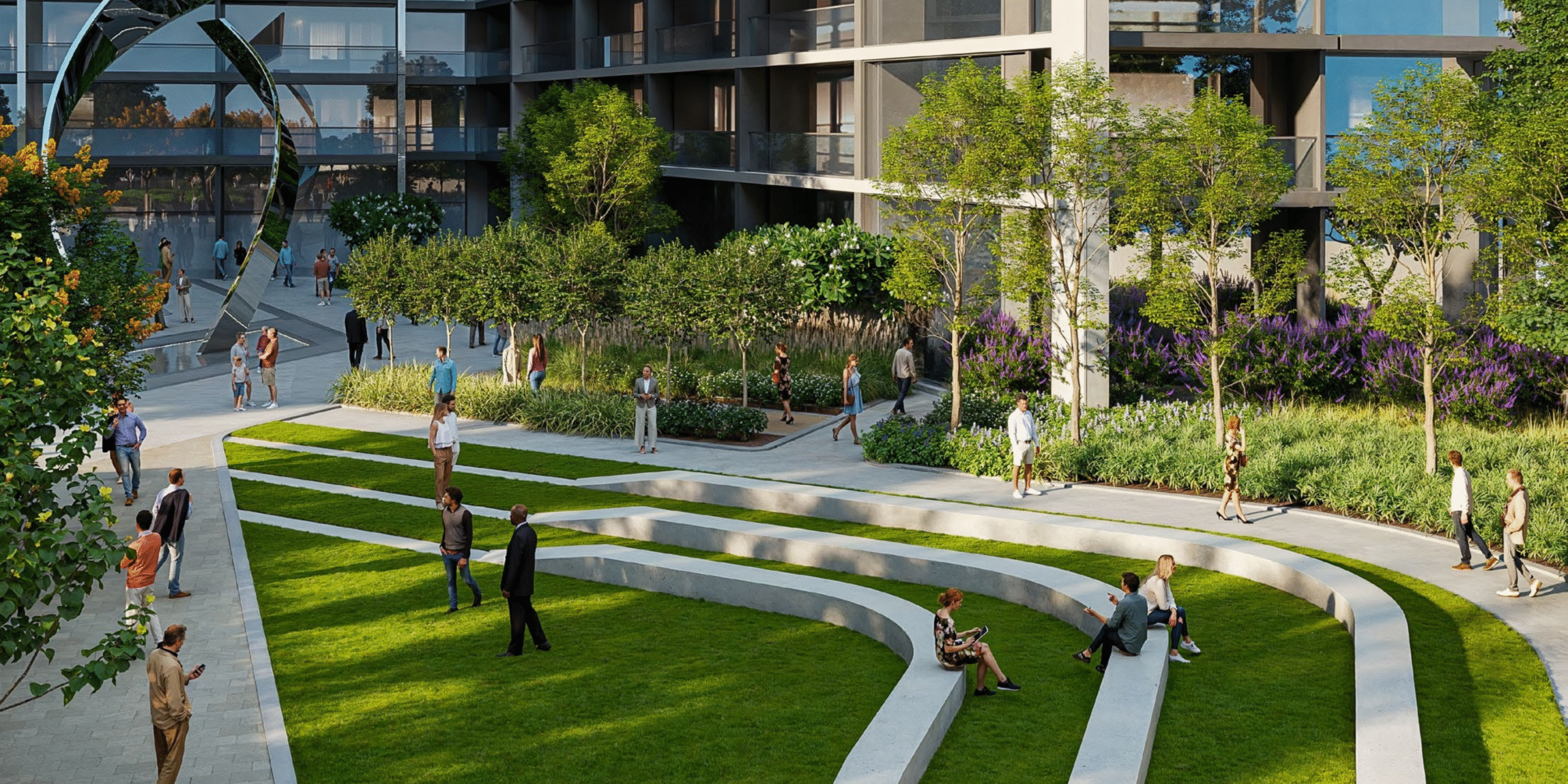 Sobha Central by Sobha Realty – waterfront apartments in Sobha Hartland II with skyline views and lagoon access