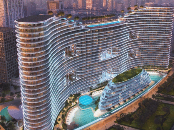 Aquarise by Binghatti – Luxury apartments in Business Bay with modern amenities and stunning city view