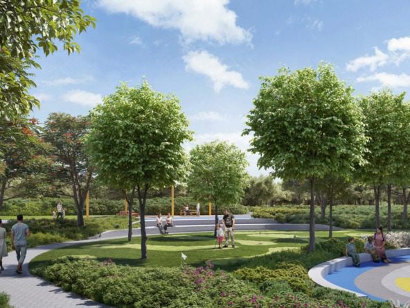 Vida Hillside Emaar apartments for sale with direct park access in Dubai Hills