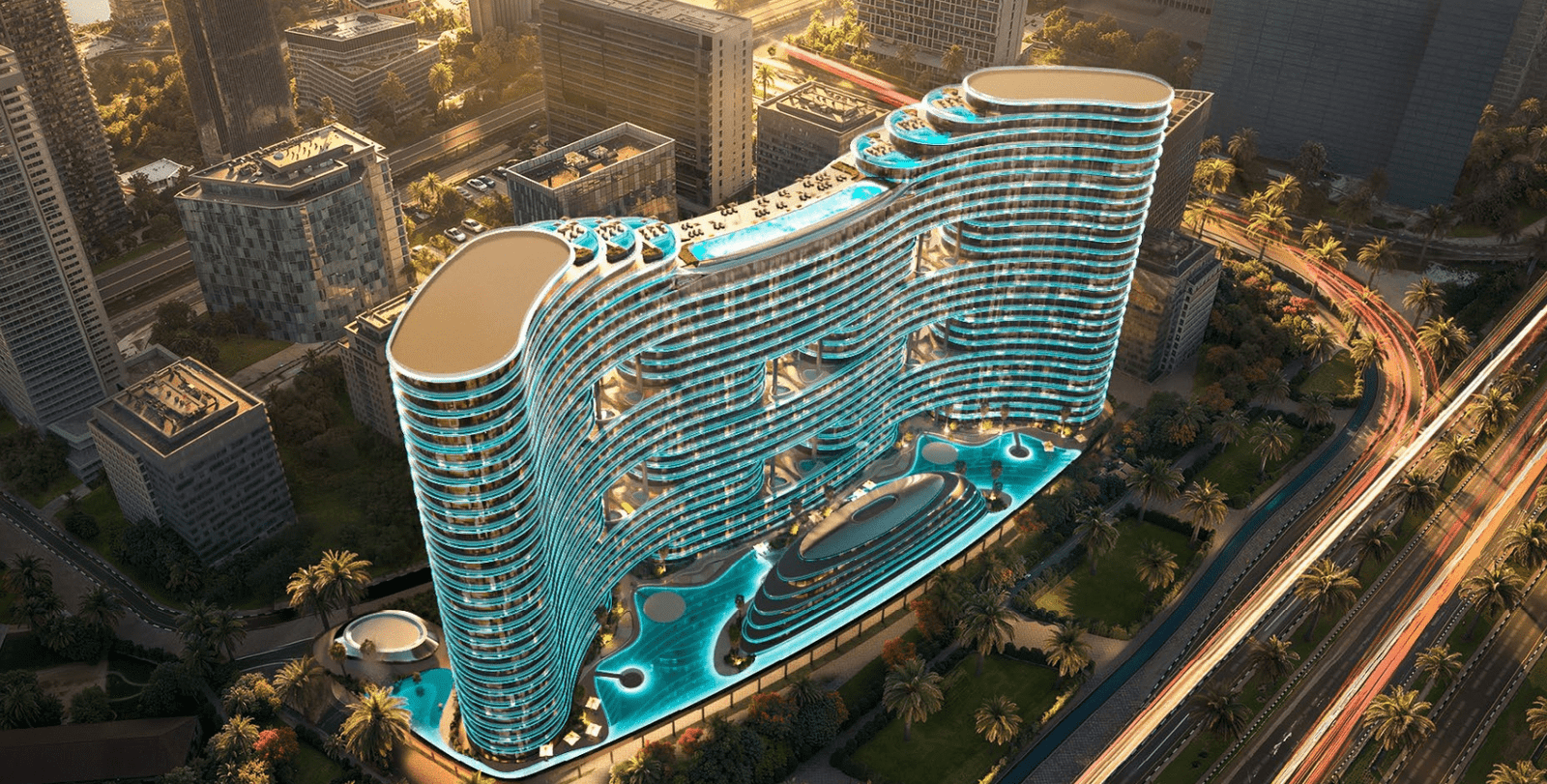 Aquarise by Binghatti – Luxury apartments in Business Bay with modern amenities and stunning city view