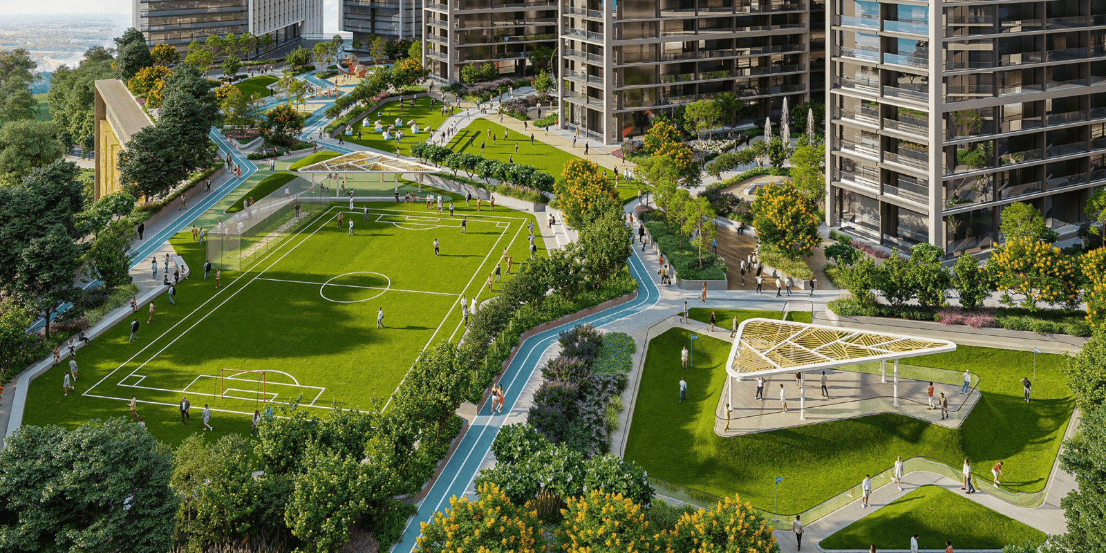 Sobha Central by Sobha Realty – waterfront apartments in Sobha Hartland II with skyline views and lagoon access