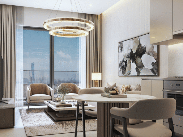 Sobha Central by Sobha Realty – waterfront apartments in Sobha Hartland II with skyline views and lagoon access