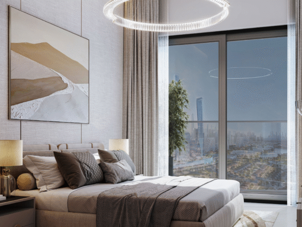 Sobha Central by Sobha Realty – waterfront apartments in Sobha Hartland II with skyline views and lagoon access