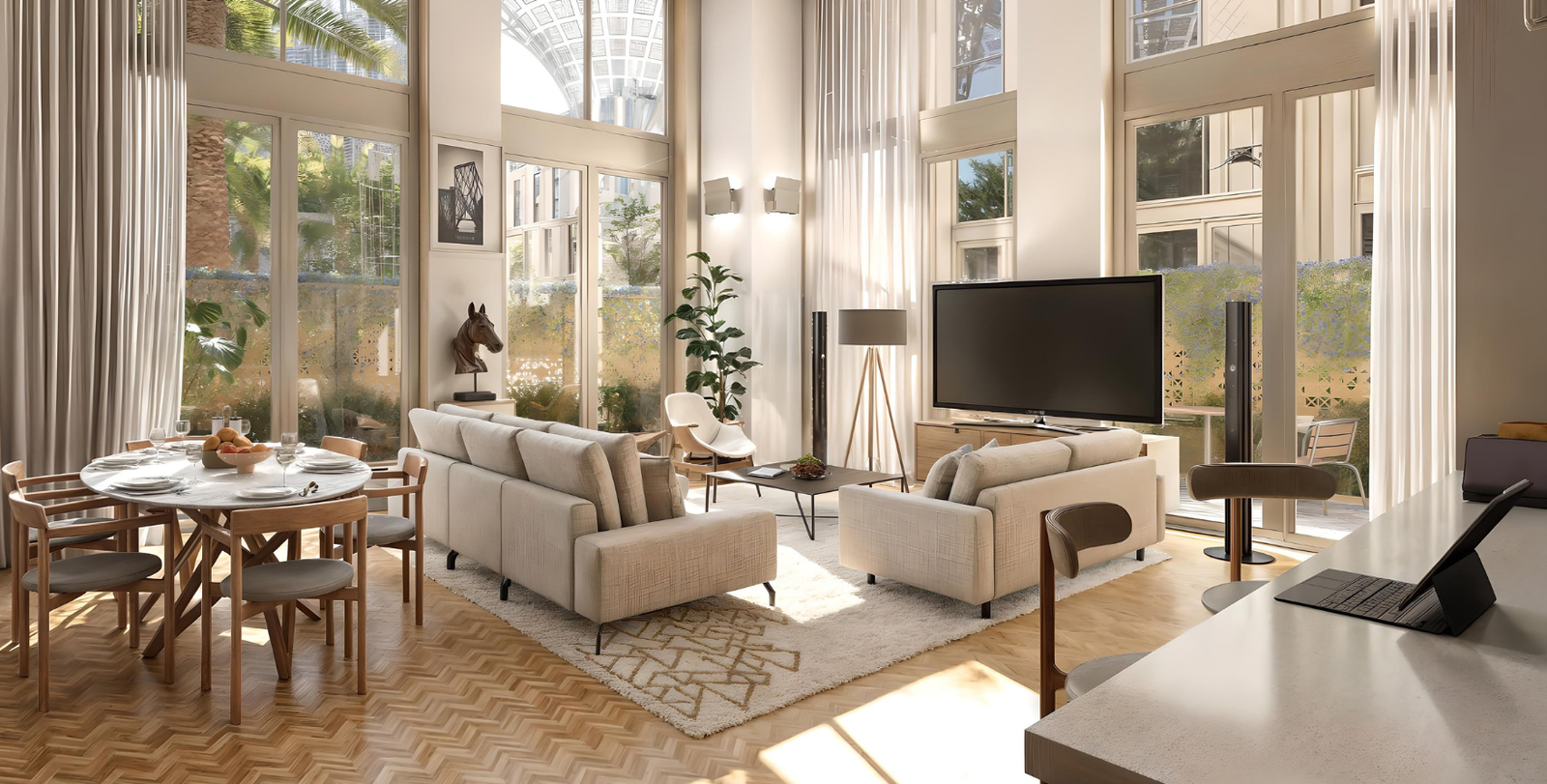 Expo City Dubai apartments for sale at Al Waha with courtyard views and smart features