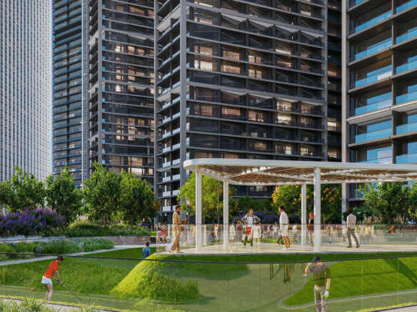 Sobha Central by Sobha Realty – waterfront apartments in Sobha Hartland II with skyline views and lagoon access