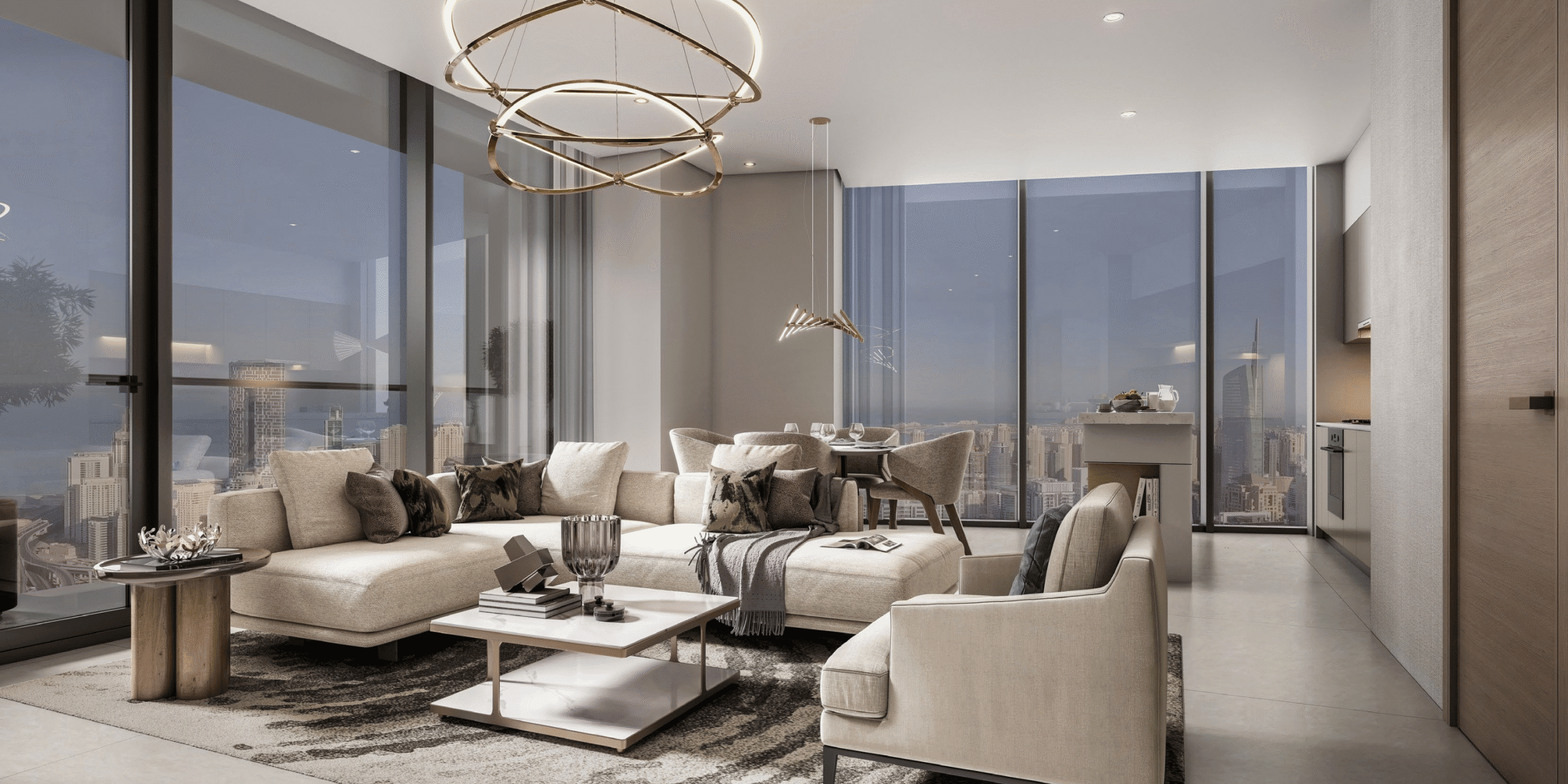 Sobha Central by Sobha Realty – waterfront apartments in Sobha Hartland II with skyline views and lagoon access