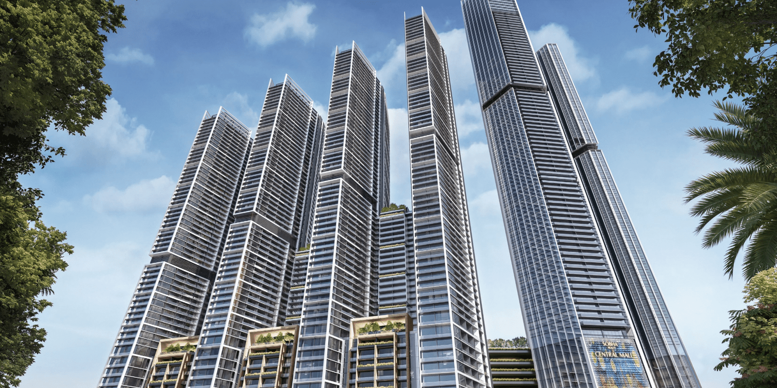 Sobha Central by Sobha Realty – waterfront apartments in Sobha Hartland II with skyline views and lagoon access