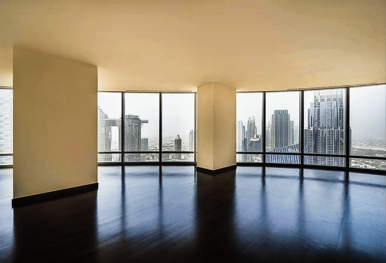 Burj Khalifa apartment for rent with panoramic views