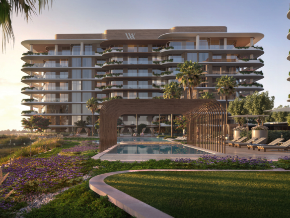 Yas Island apartments for sale at Waldorf Astoria Residences with golf and marina views