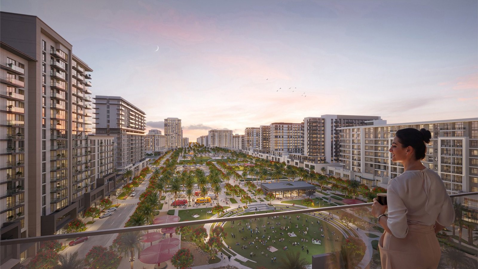 The Alton by Nshama – Luxury apartments at Town Square Park, Dubai with modern amenities and park views