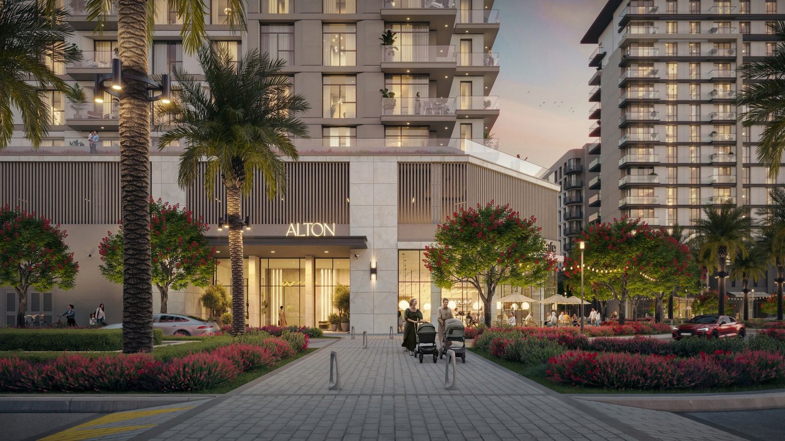 The Alton by Nshama – Luxury apartments at Town Square Park, Dubai with modern amenities and park views