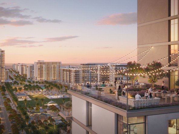The Alton by Nshama – Luxury apartments at Town Square Park, Dubai with modern amenities and park views