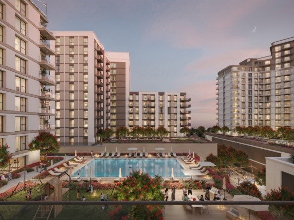 The Alton by Nshama – Luxury apartments at Town Square Park, Dubai with modern amenities and park views