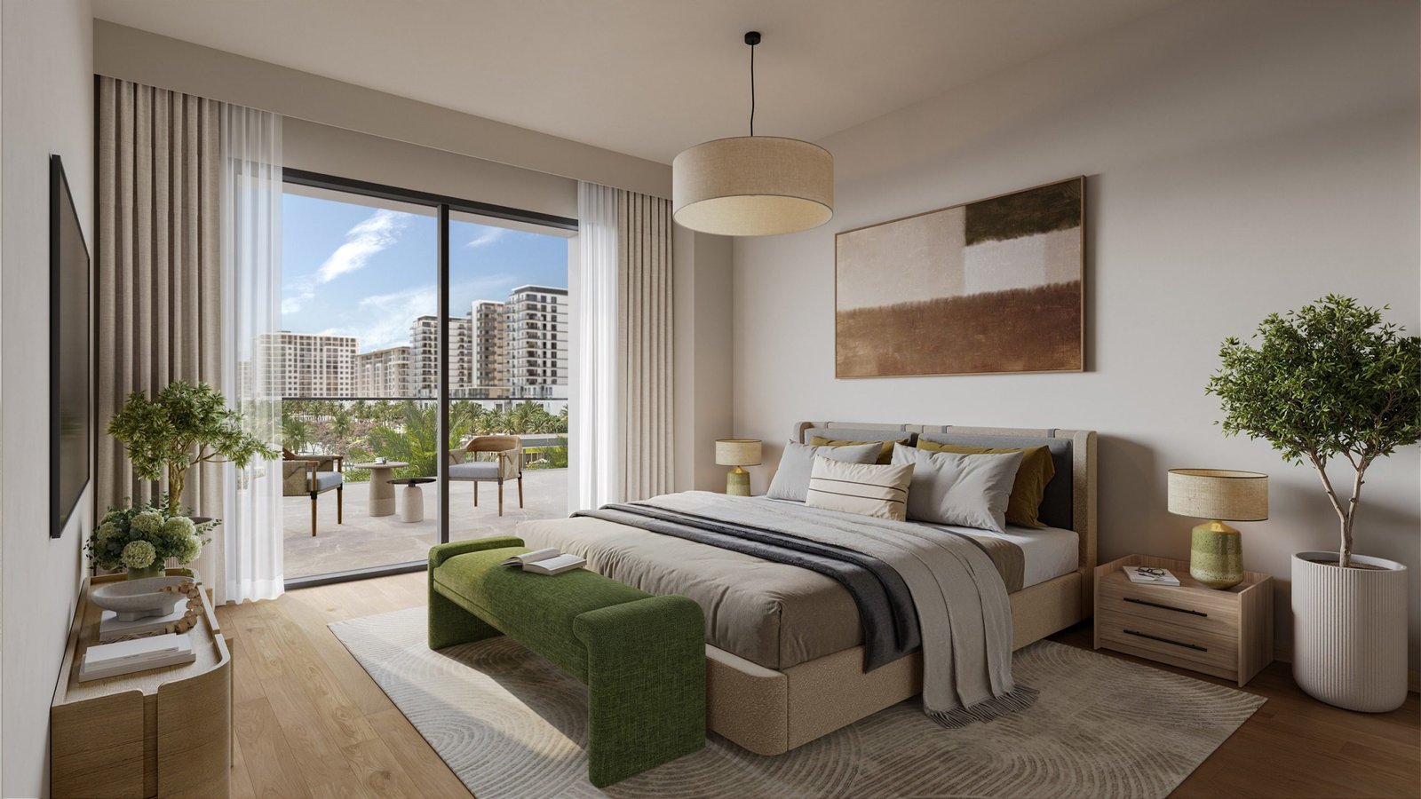 The Alton by Nshama – Luxury apartments at Town Square Park, Dubai with modern amenities and park views