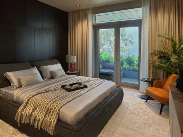 Bluewaters townhouse for sale with private pool and sea view terrace