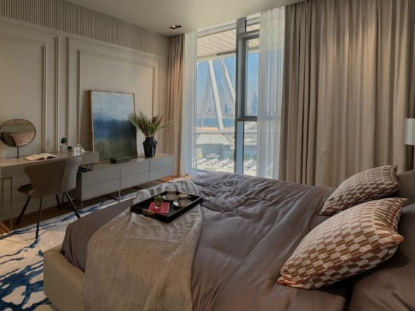 1 bedroom apartment for sale in Bluewaters with sea and Ain Dubai view