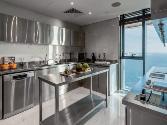 Bluewaters penthouse for sale with sea and Palm view from terrace