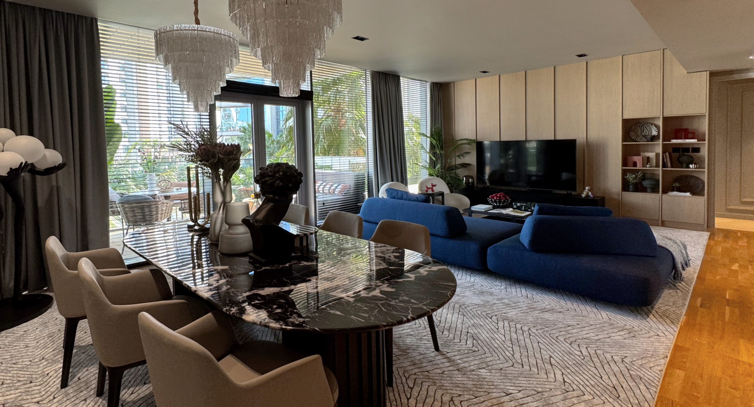1 bedroom Bluewaters apartment with Dubai Ain and park view