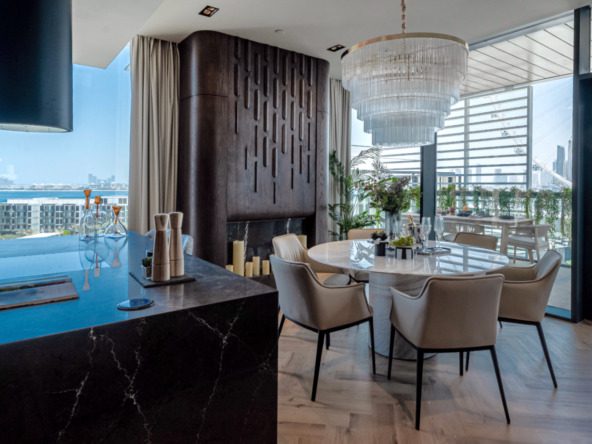 2 bedroom Bluewaters apartment with sea and Ain Dubai views