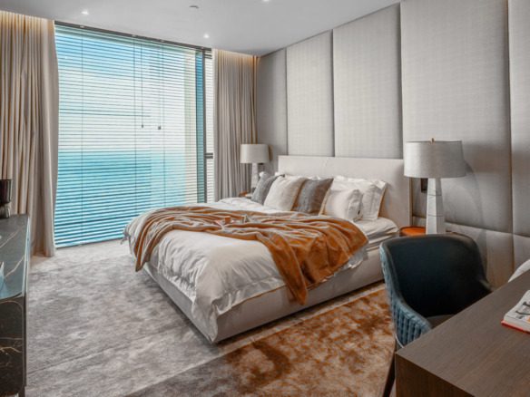 Bluewaters penthouse for sale with sea and Palm view from terrace