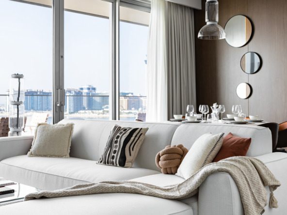 Beach Isle apartment for rent with 3 bedrooms and sea view by Emaar
