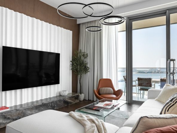 Beach Isle apartment for rent with 3 bedrooms and sea view by Emaar