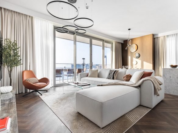 Beach Isle apartment for rent with 3 bedrooms and sea view by Emaar