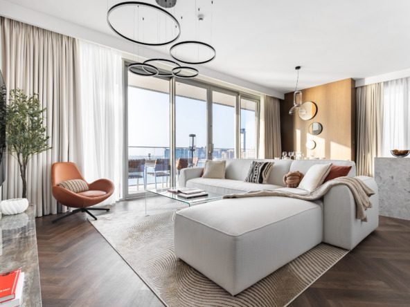 Beach Isle apartment for rent with 3 bedrooms and sea view by Emaar