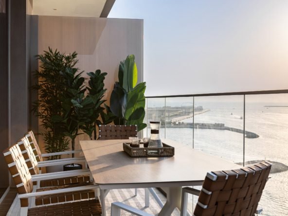 Beach Isle apartment for rent with 3 bedrooms and sea view by Emaar