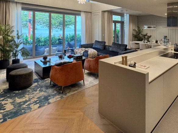 Bluewaters townhouse for sale with private pool and sea view terrace
