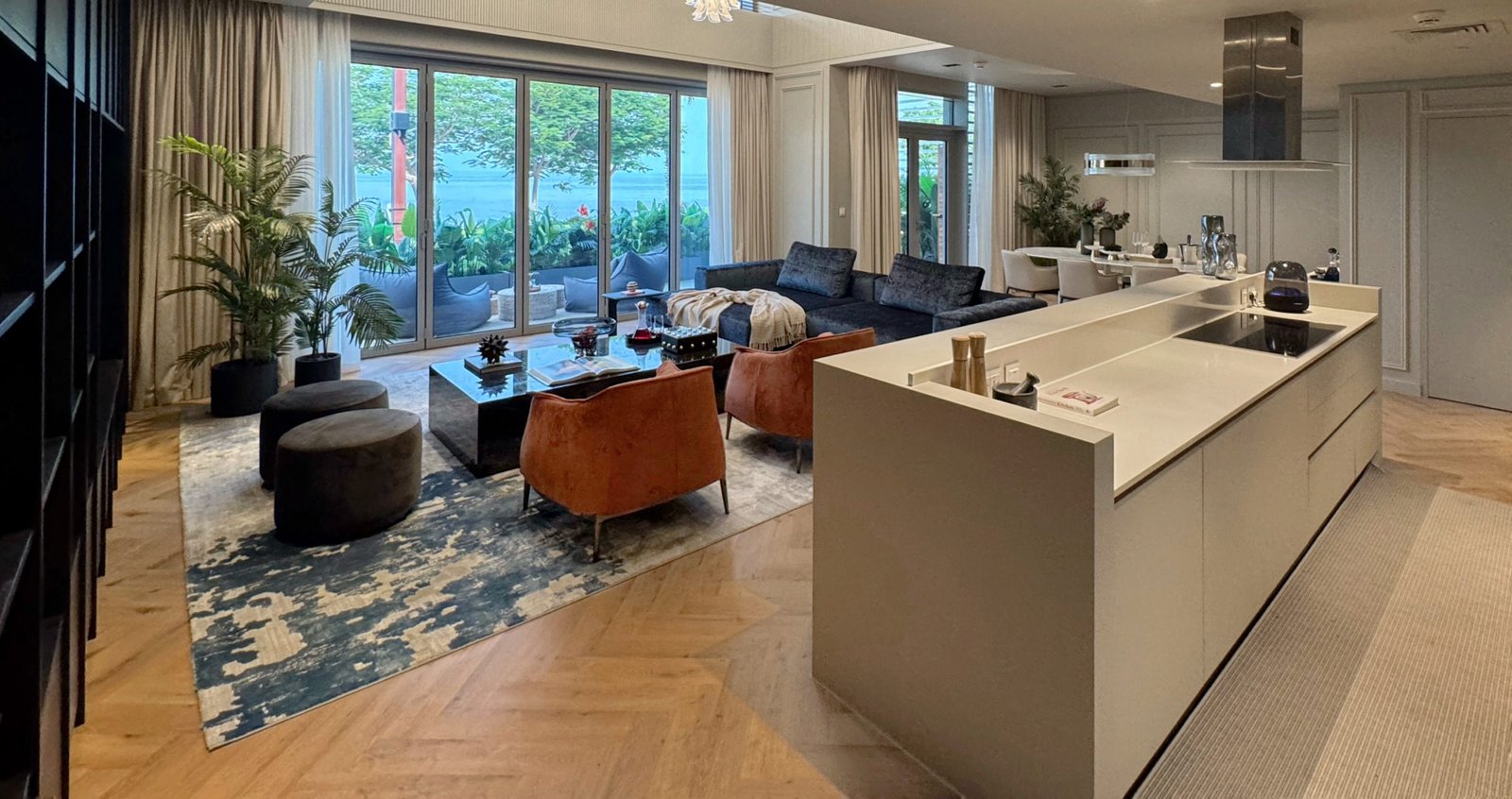 Bluewaters townhouse for sale with private pool and sea view terrace