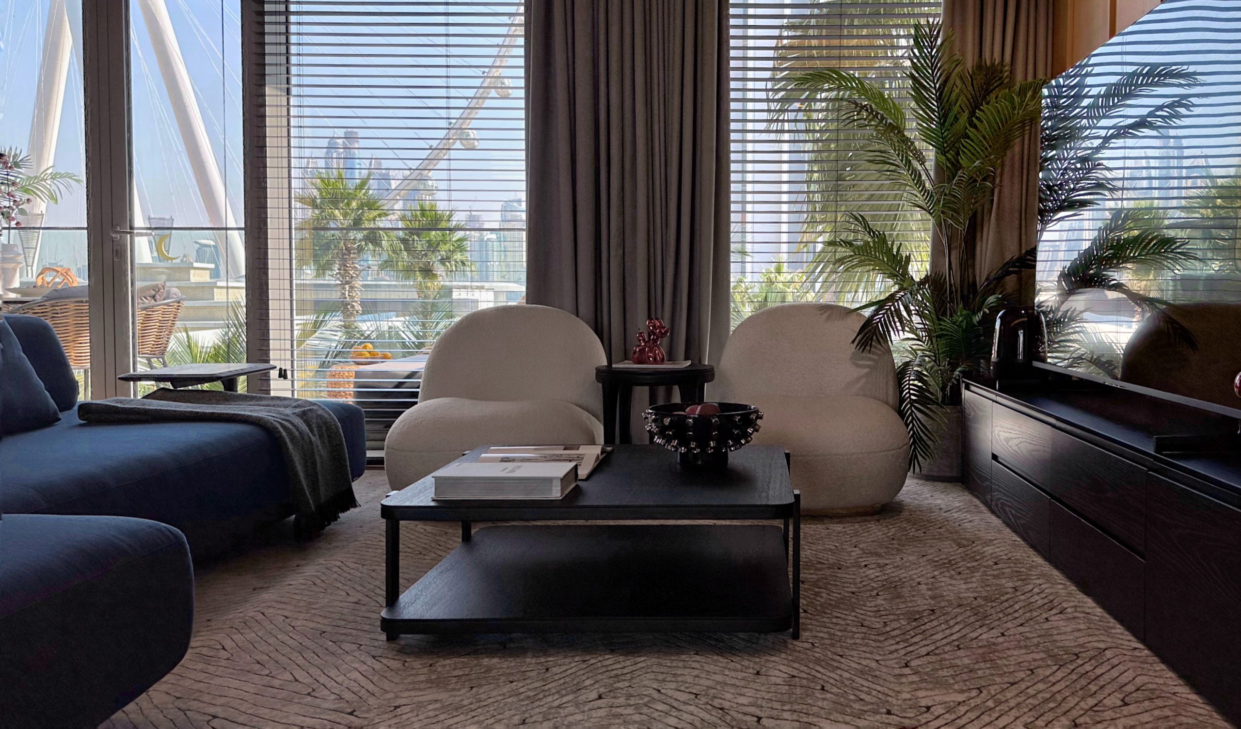 1 bedroom Bluewaters apartment with Dubai Ain and park view