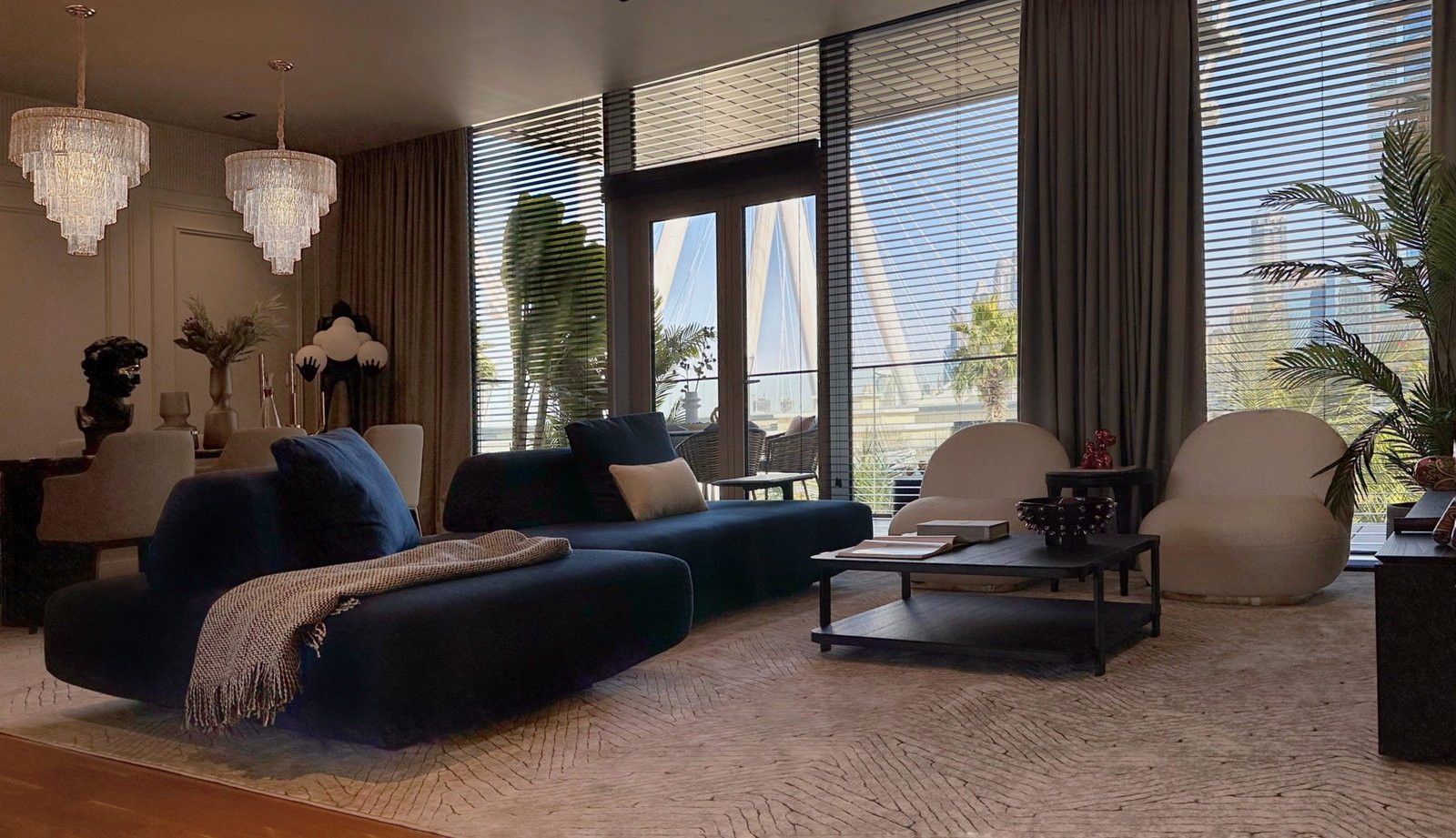 1 bedroom Bluewaters apartment with Dubai Ain and park view
