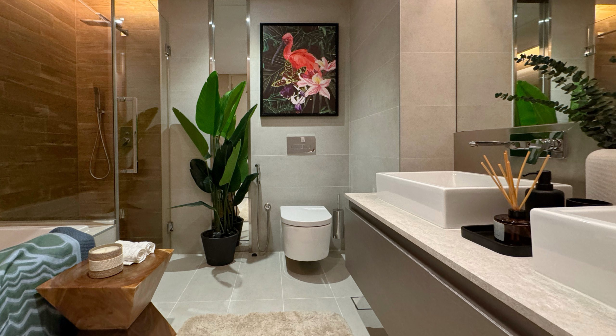 1 bedroom Bluewaters apartment with Dubai Ain and park view