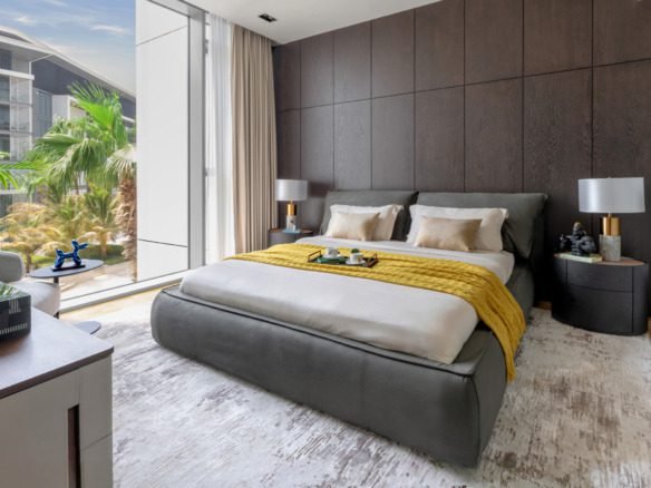 Bluewaters 1 bedroom apartment with garden and sea view terrace