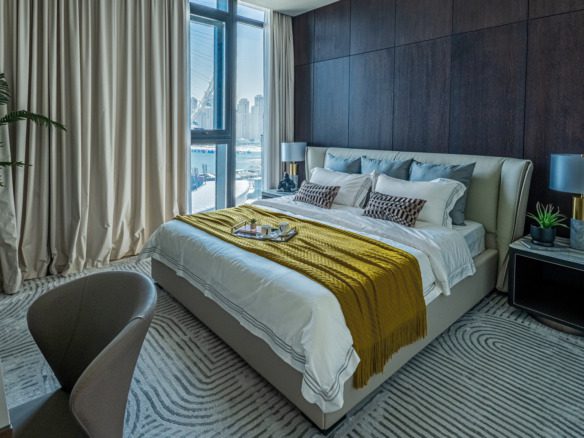 3 bedroom apartment Bluewaters with panoramic Palm and Ain Dubai views