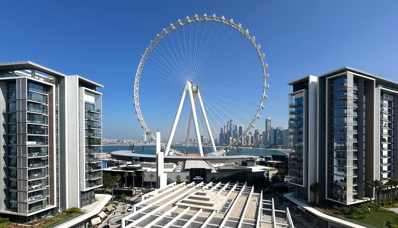1 bedroom apartment for sale in Bluewaters with sea and Ain Dubai view