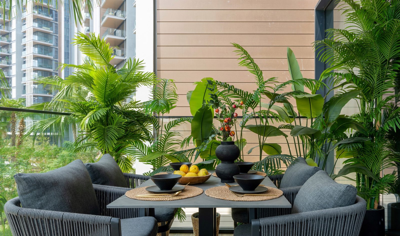 Bluewaters 1 bedroom apartment with garden and sea view terrace