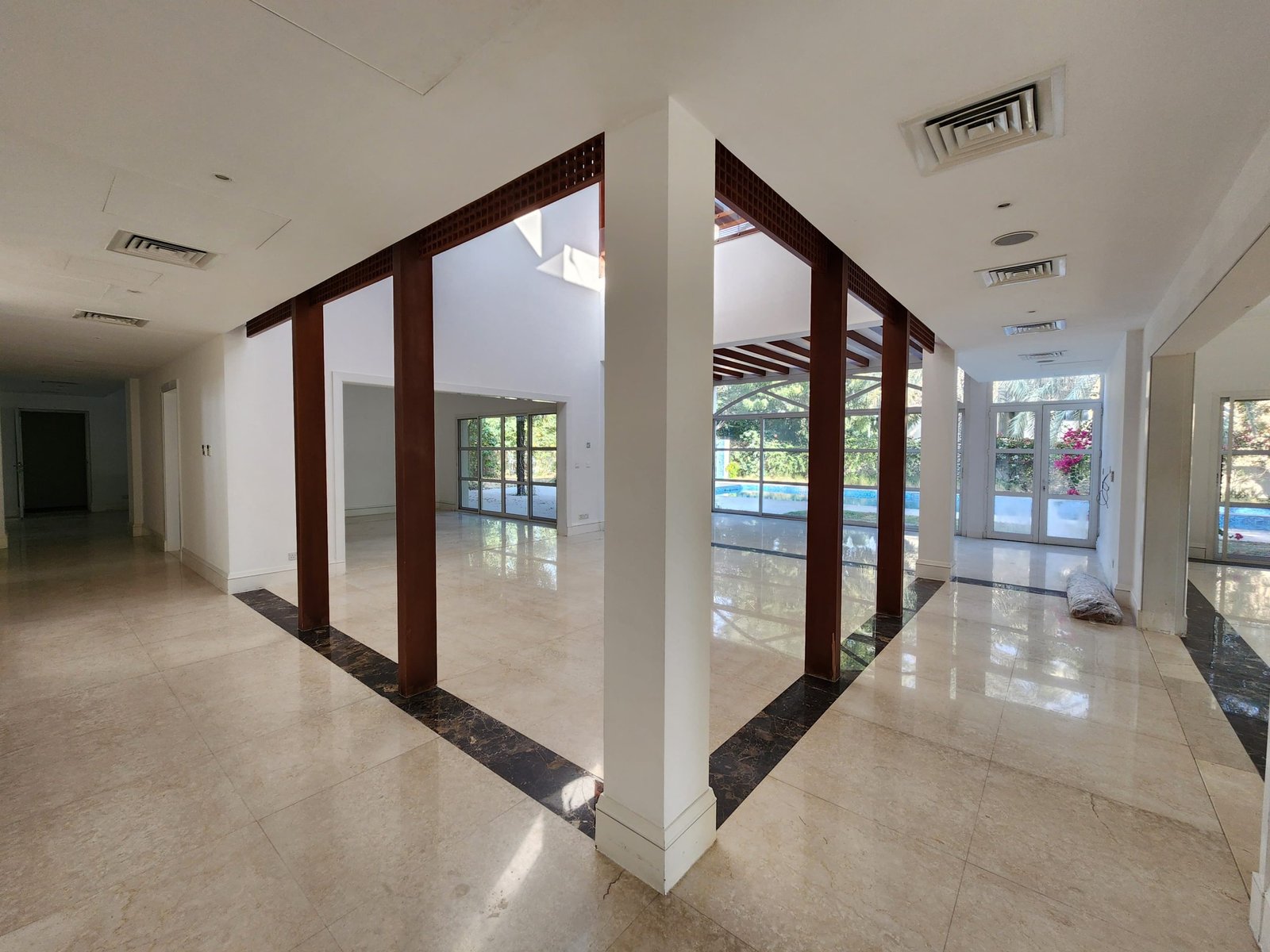 Emirates Hills villa for rent in Sector E with garden and pool