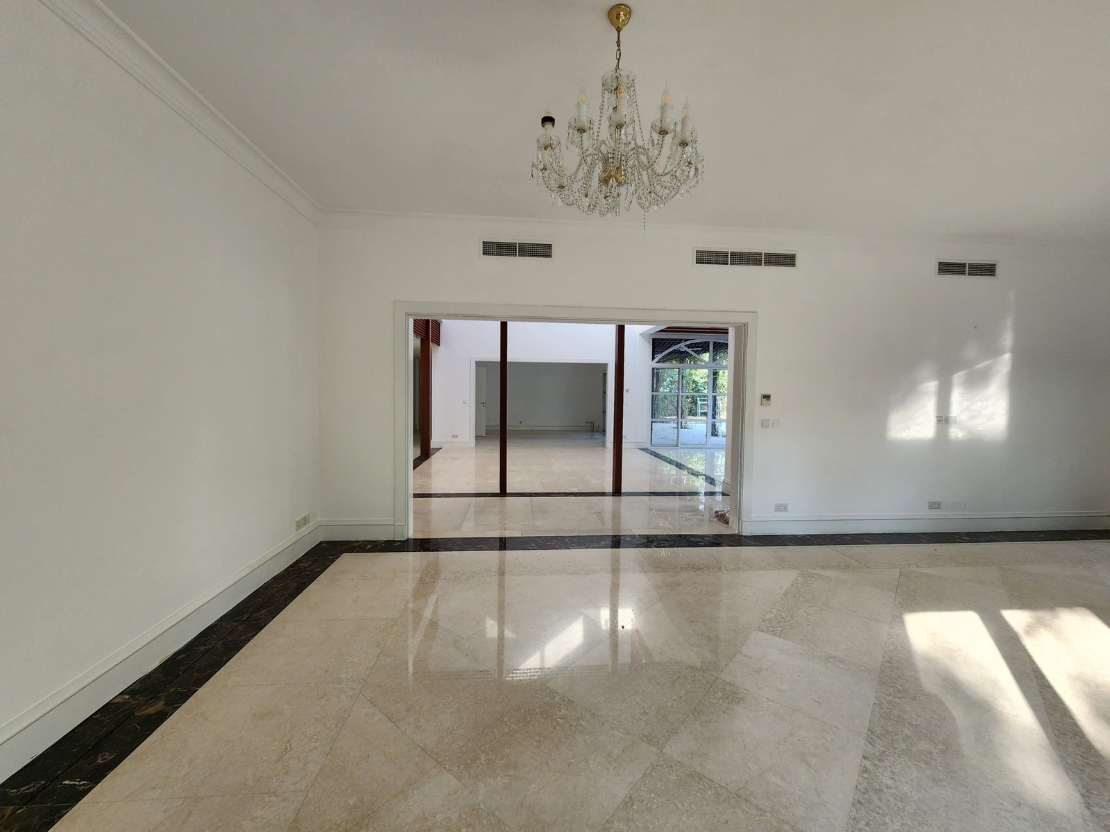 Emirates Hills villa for rent in Sector E with garden and pool