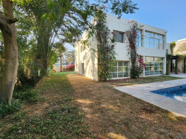 Emirates Hills villa for rent in Sector E with garden and pool