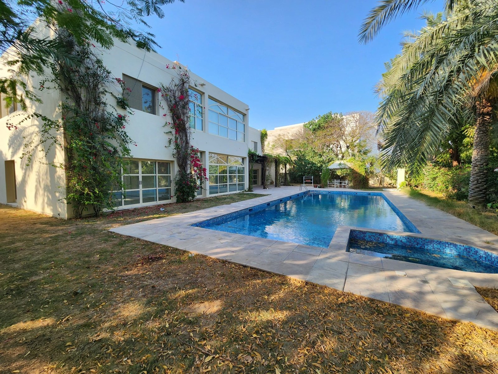 Emirates Hills villa for rent in Sector E with garden and pool